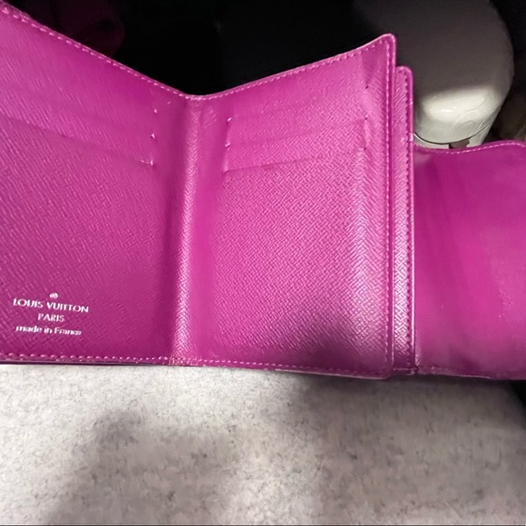 LV Epi Purple Trifold Wallet - Picture 5 of 9